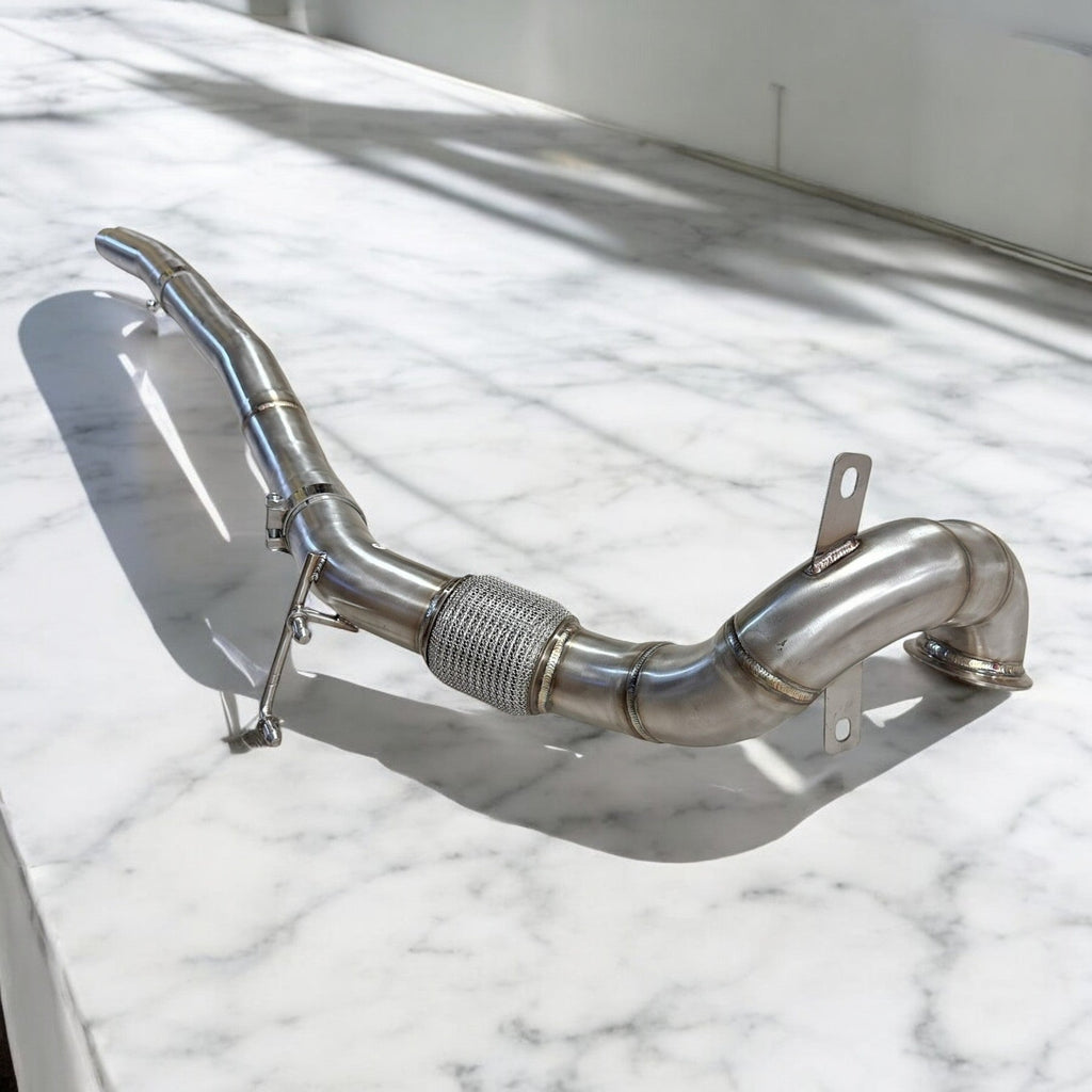 AWD 2.0T VW MK7 Golf R Race Downpipe (Catless and Catted)