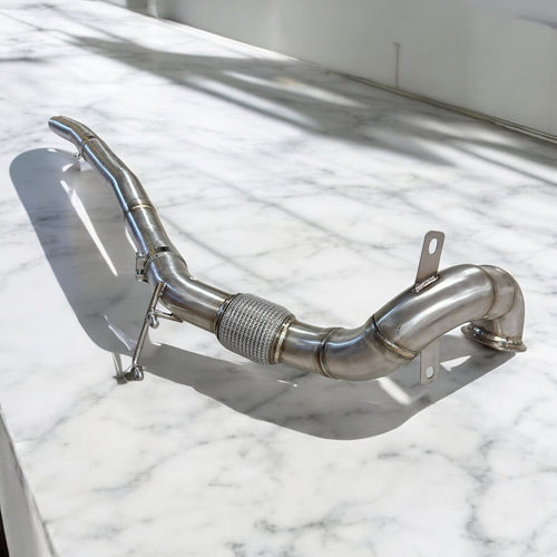 AWD 2.0T VW MK7 Golf R Race Downpipe (Catless and Catted)