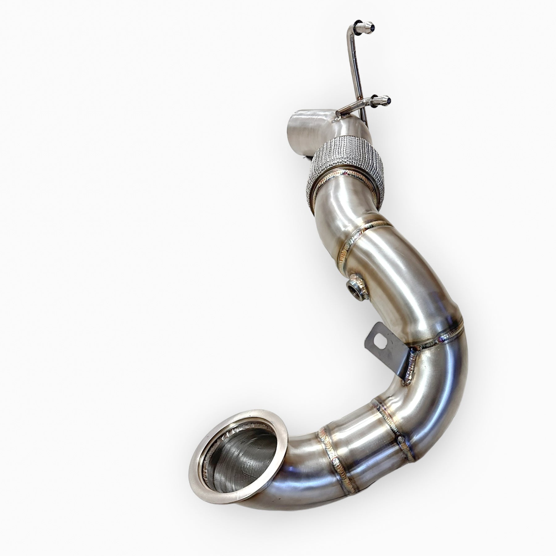 AWD 2.0T VW MK7 Golf R Race Downpipe (Catless and Catted)